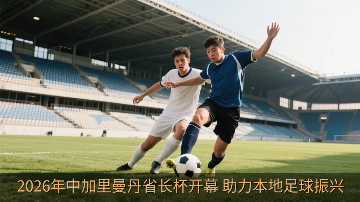 足球比赛中球员争抢足球的场景